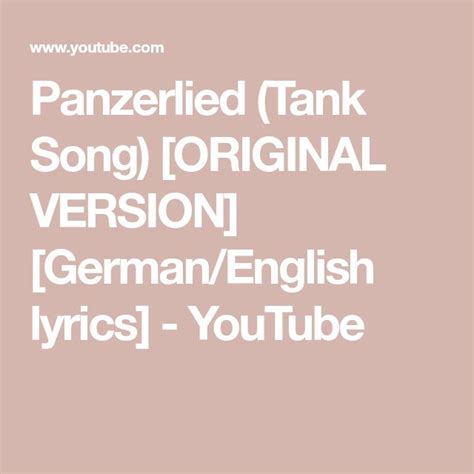 panzerlied lyrics english|More.